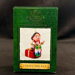 Hallmark 2002 Keepsake Ornament Curius The Elf KOCC Limited Edition NEW